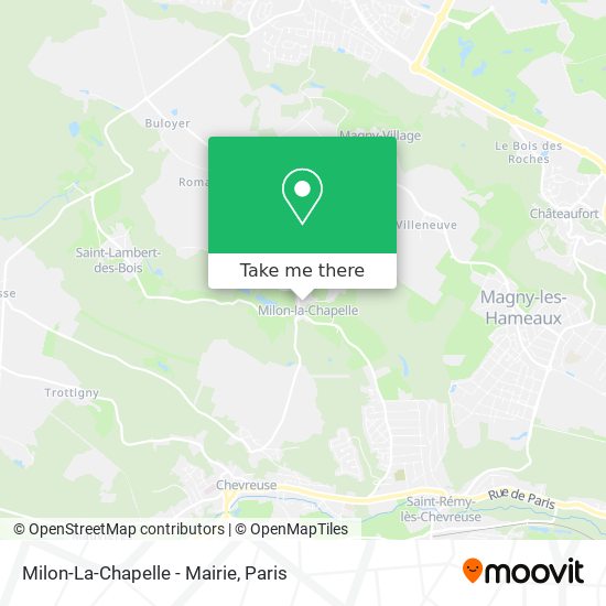 Milon-La-Chapelle - Mairie map