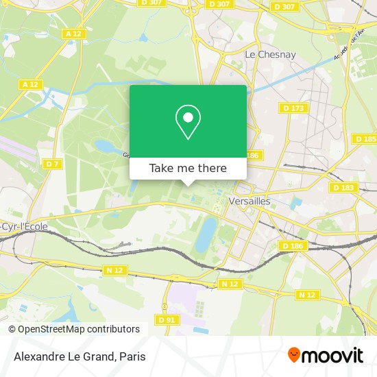 Alexandre Le Grand map