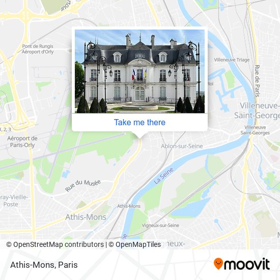 Athis-Mons map