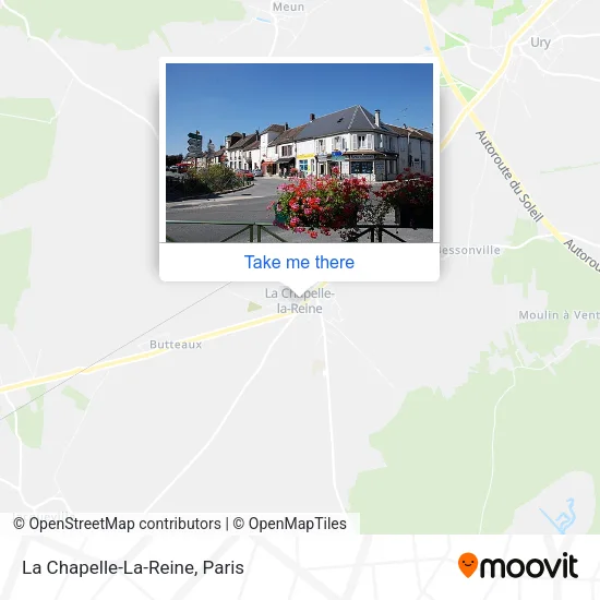 La Chapelle-La-Reine map