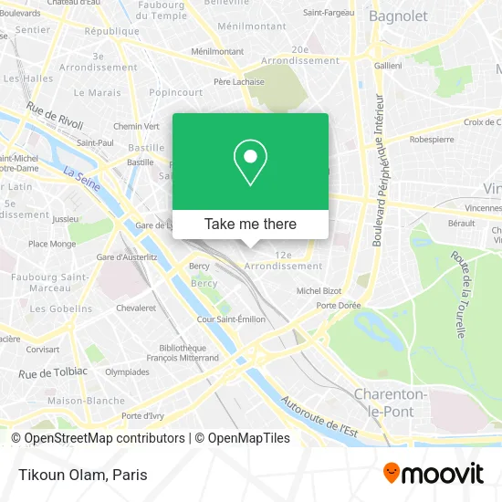 Tikoun Olam map