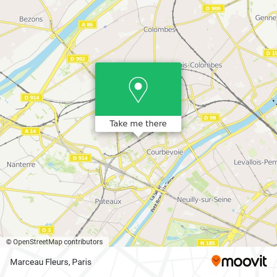 Mapa Marceau Fleurs