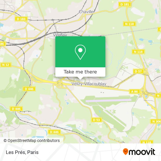 Les Prés map