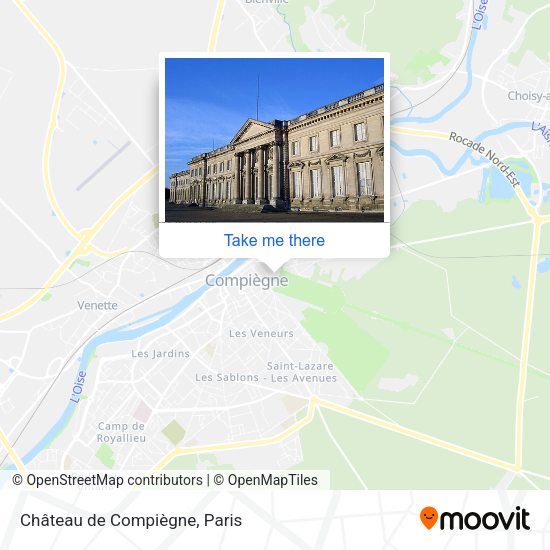 Château de Compiègne map