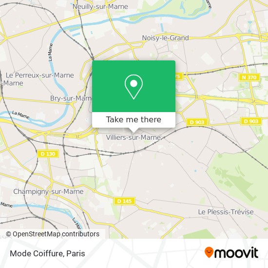 Mode Coiffure map