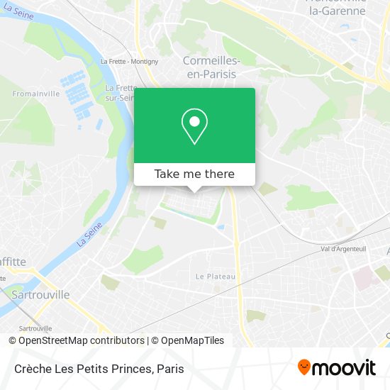 Crèche Les Petits Princes map