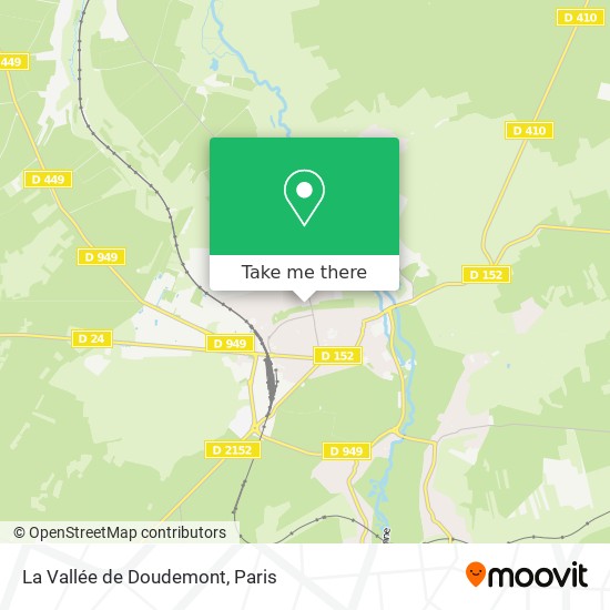 Mapa La Vallée de Doudemont