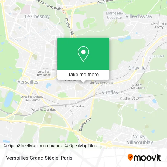Versailles Grand Siècle map