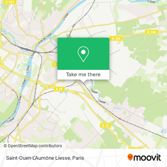 Saint-Ouen-L'Aumône Liesse map