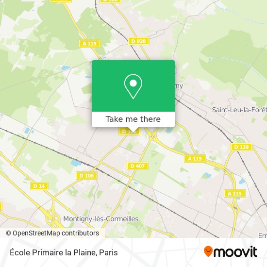 École Primaire la Plaine map