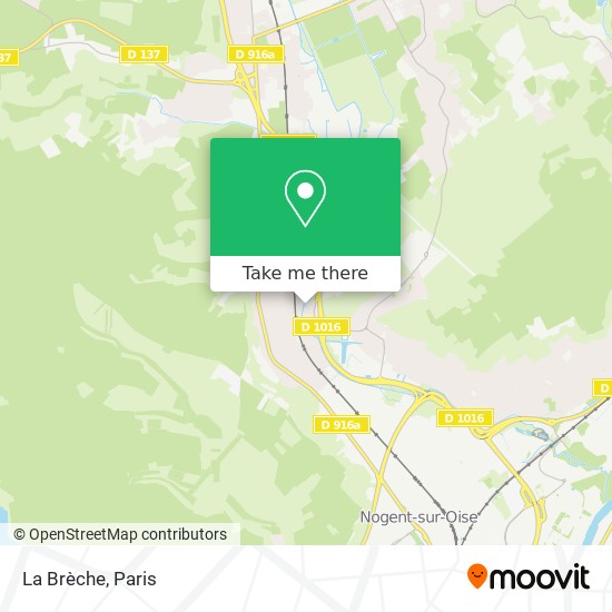 Mapa La Brèche