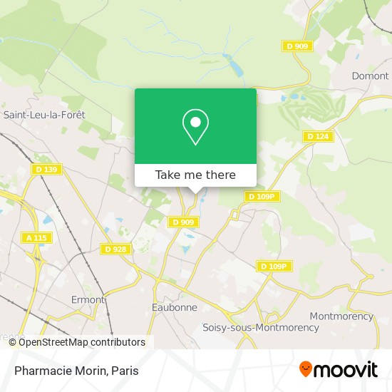 Pharmacie Morin map