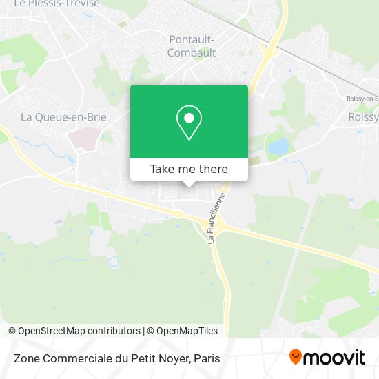 Zone Commerciale du Petit Noyer map