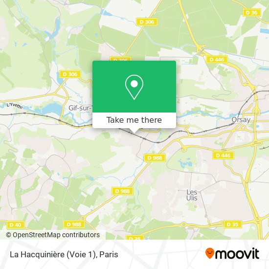 La Hacquinière (Voie 1) map