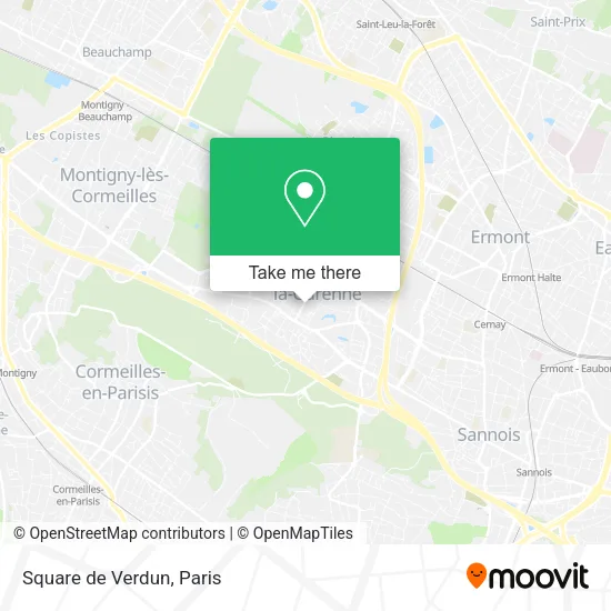 Square de Verdun map