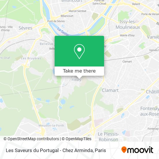 Les Saveurs du Portugal - Chez Arminda map