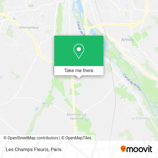 Les Champs Fleuris map