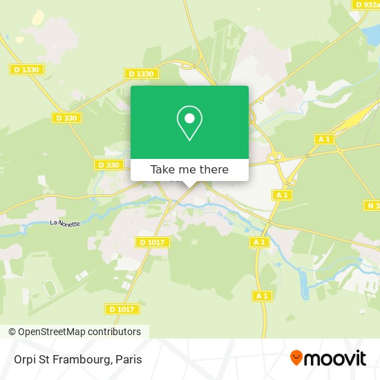 Orpi St Frambourg map