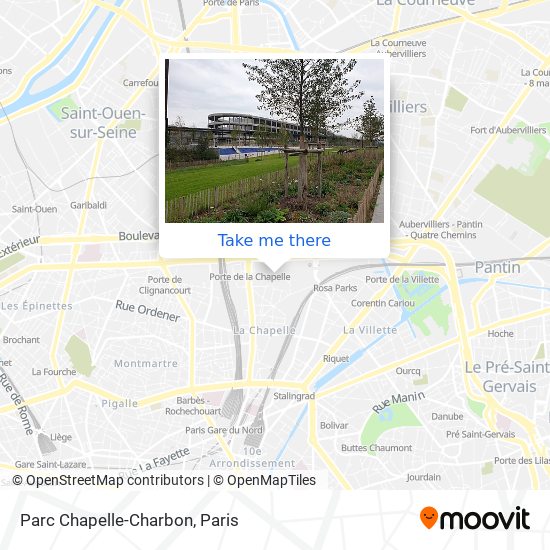 Parc Chapelle-Charbon map