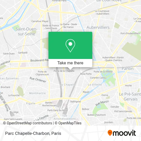 Parc Chapelle-Charbon map