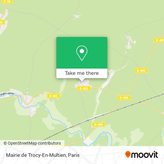 Mapa Mairie de Trocy-En-Multien