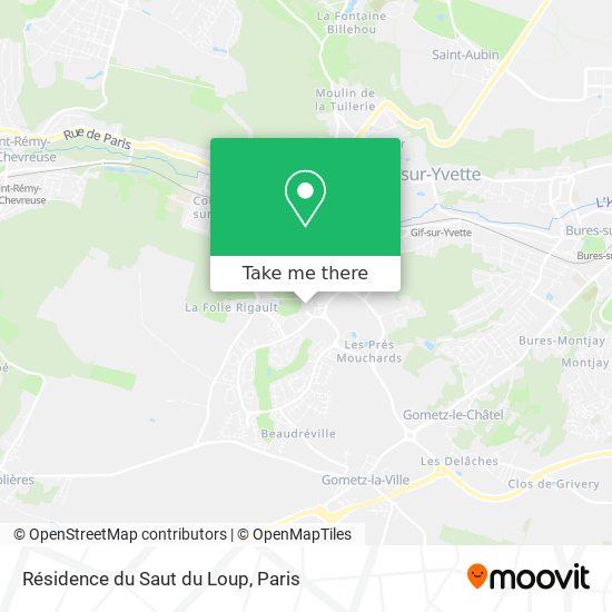 Résidence du Saut du Loup map
