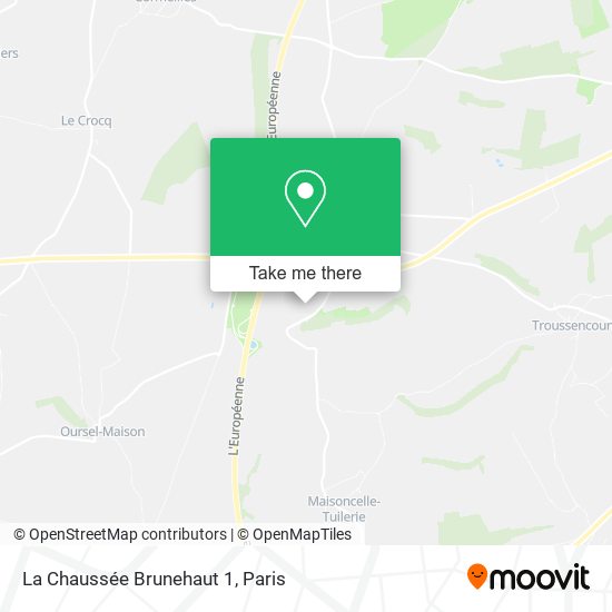 La Chaussée Brunehaut 1 map