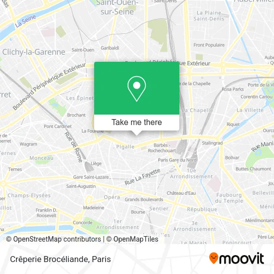 Crêperie Brocéliande map