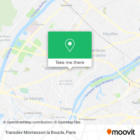 Mapa Transdev Montesson la Boucle