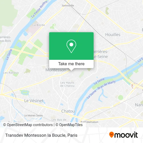 Transdev Montesson la Boucle map