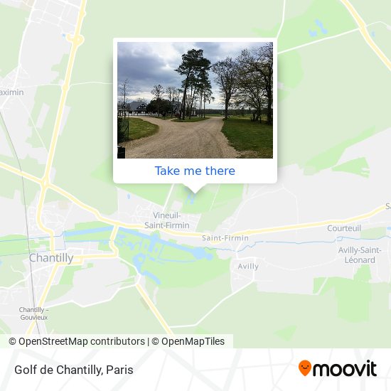 Golf de Chantilly map