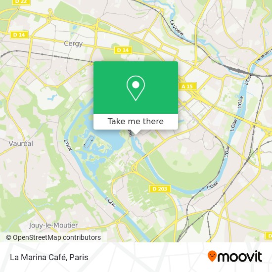 La Marina Café map