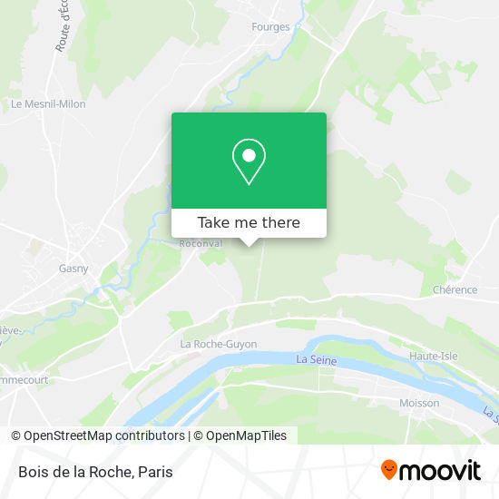 Mapa Bois de la Roche