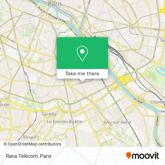 Rana Telecom map
