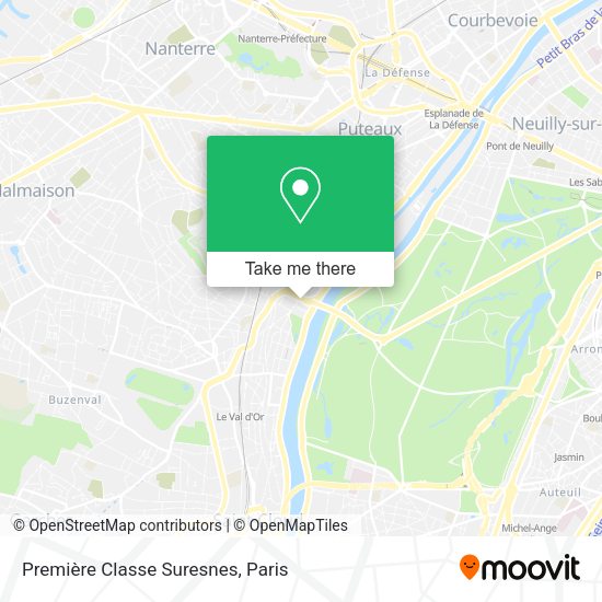 Première Classe Suresnes map