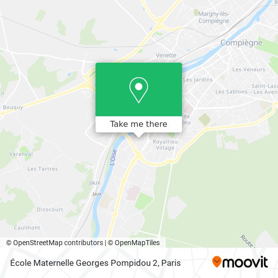 Mapa École Maternelle Georges Pompidou 2