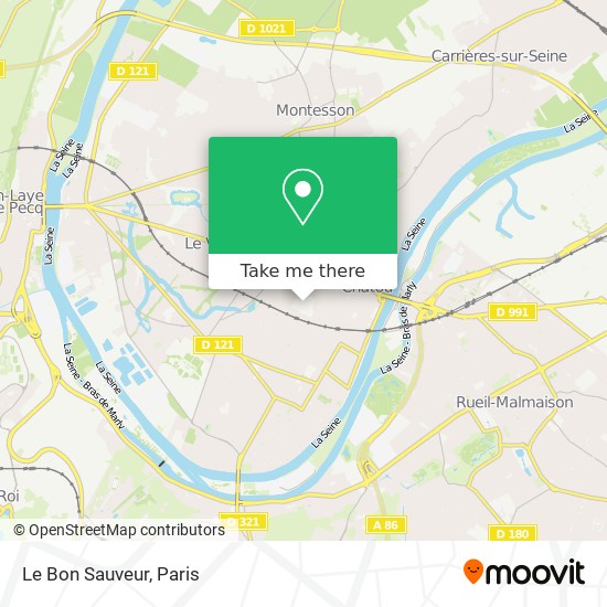 Le Bon Sauveur map