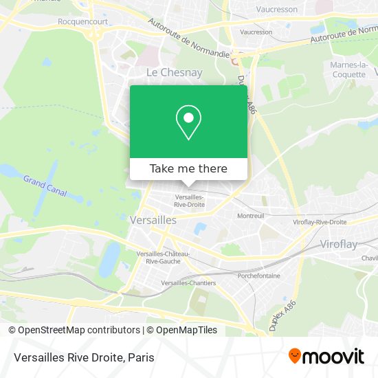 Versailles Rive Droite map