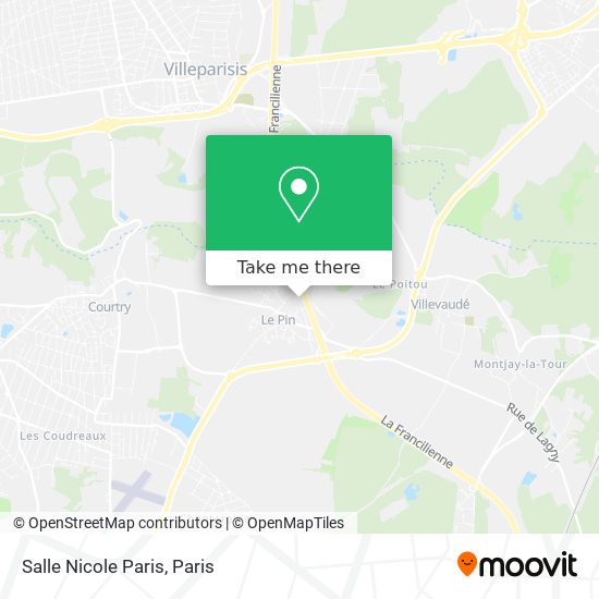 Salle Nicole Paris map