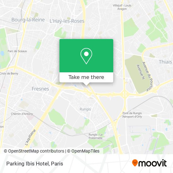 Parking Ibis Hotel map