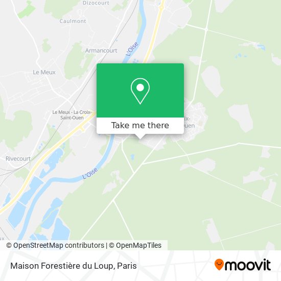 Maison Forestière du Loup map