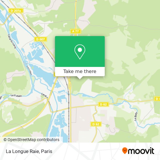 La Longue Raie map