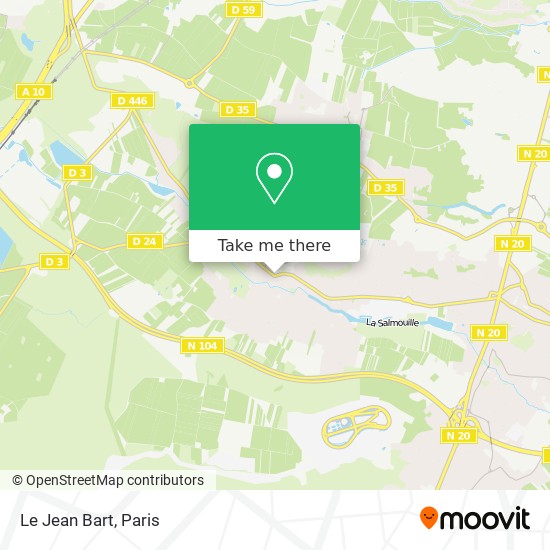 Le Jean Bart map