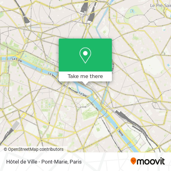 Hôtel de Ville - Pont-Marie map