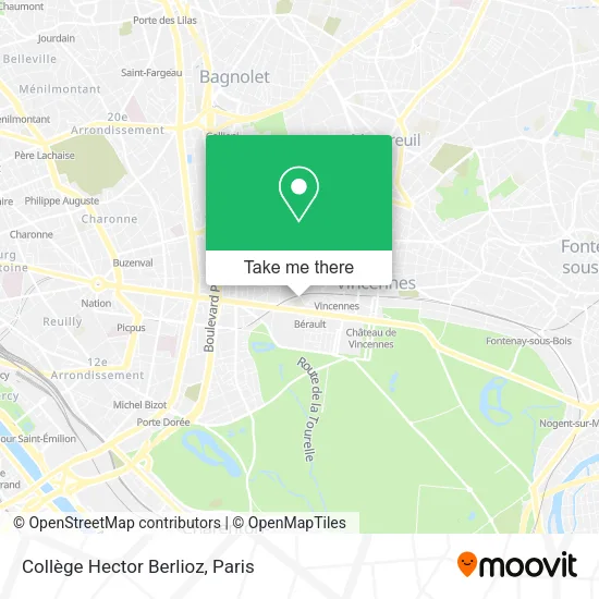 Collège Hector Berlioz map