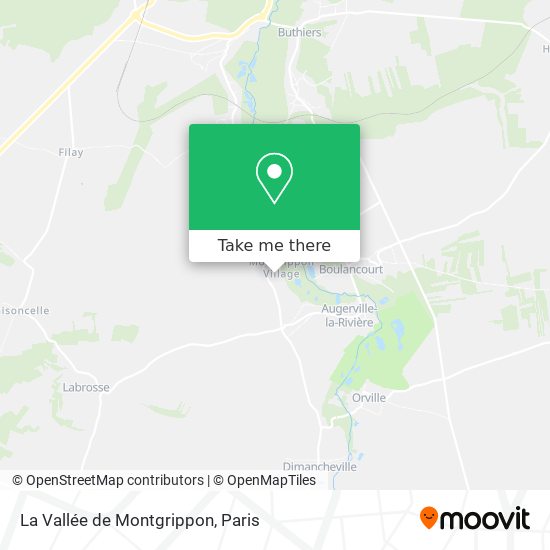 La Vallée de Montgrippon map