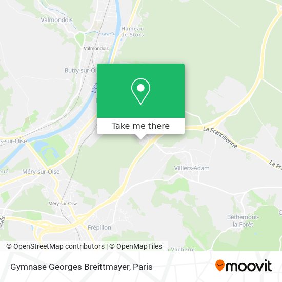 Gymnase Georges Breittmayer map