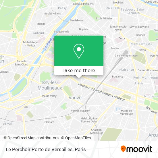 Le Perchoir Porte de Versailles map