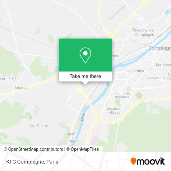 KFC Compiègne map