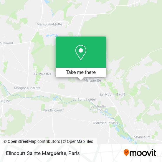 Elincourt Sainte Marguerite map